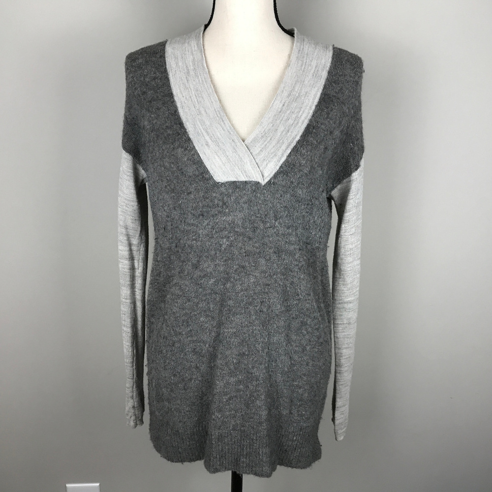 Moth sweater, Grey&Beige, Sz M